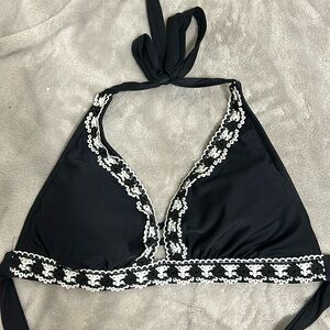 Black Swim Top